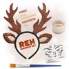 Festicy Deer Headband Women's Edition 2025 with Face Tattoo, Make-Up