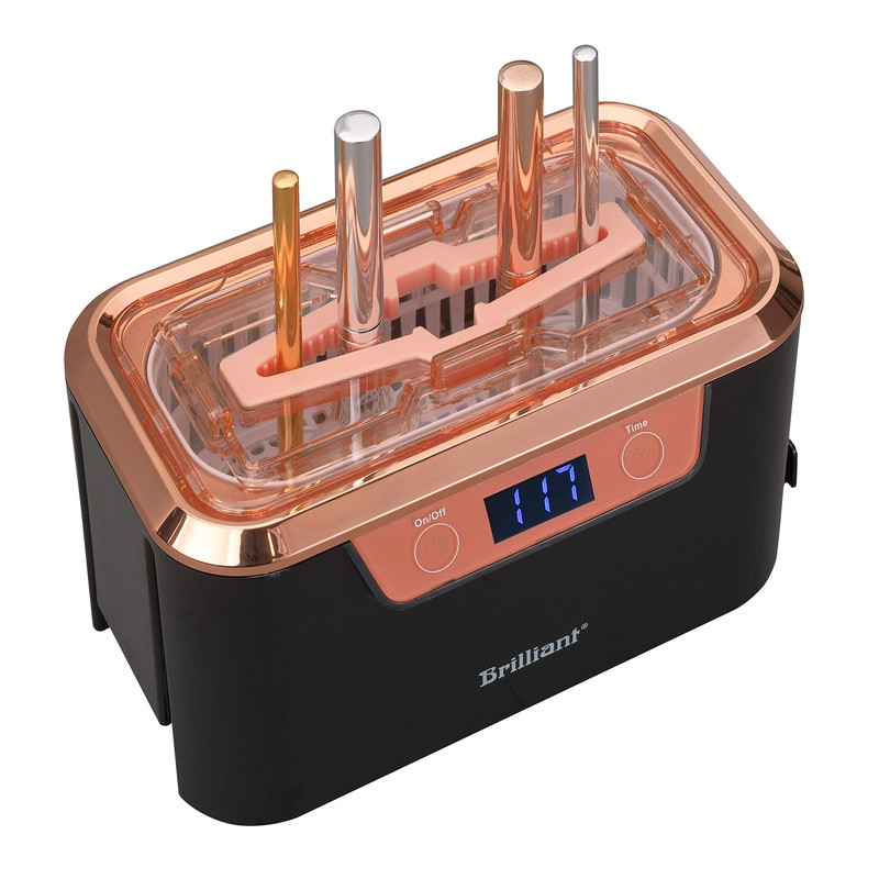 Brilliant HydroSonic LUX-BM Ultrasonic Cleaner, Black