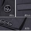 VYOOU Men's Formal Suit, Blazer, Business Jacket, Outerwear, Large Size,