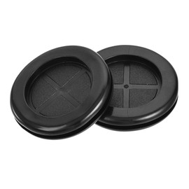 sourcing map Pack of 4 Rubber Grommets Round Double Sided Holder Diameter 40 mm for Wire Protection