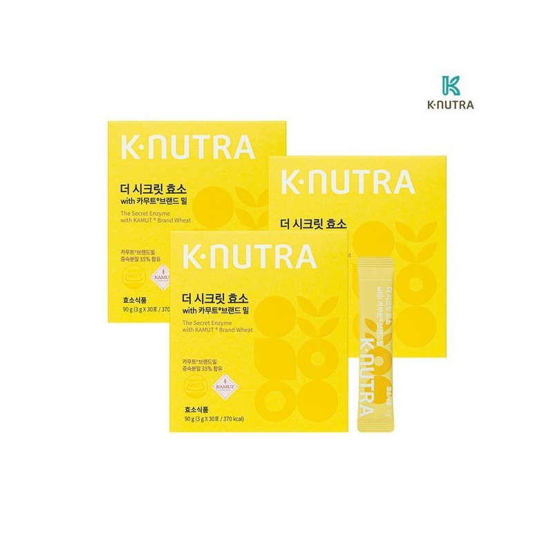 Knutra 케이뉴트라 더 시크릿 카무트 효소 119만효소 곡물 발효효소 3g