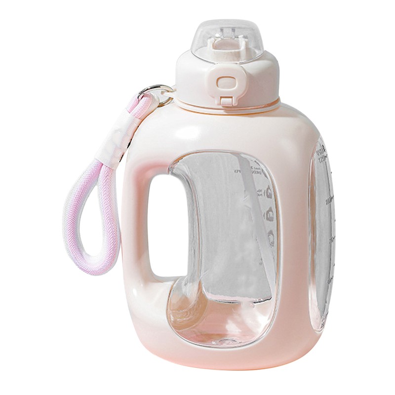 1500ml Sports Water Bottle Large Capacity ABS Coated Portable Handheld