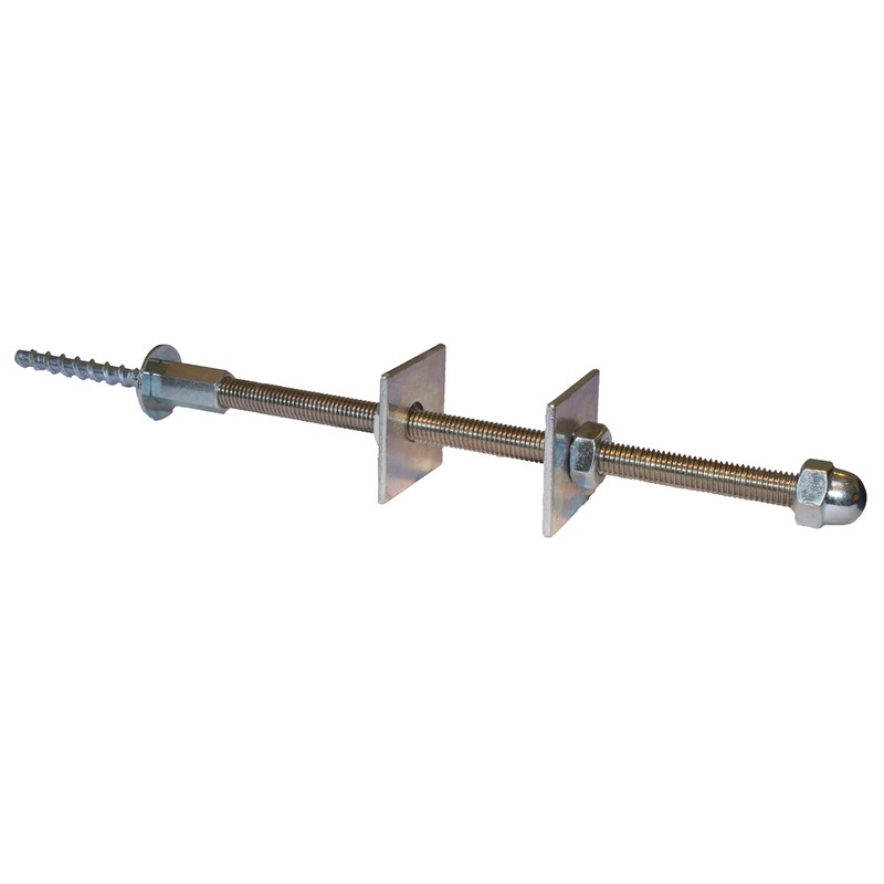 Generic Radiator Stay/Bracket - White (Threaded Fixing) (Wall Mount, Metal,