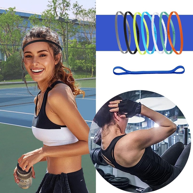 8 Pieces Hair Band Boys, Headband Children's Headband Sports, Sweatband