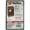 TayMac SB475Z Weatherproof Box, 1-Gang, (4) 3/4-Inch Outlets, Bronze
