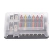 12 Way Fuse Box with LED Indicator DC12‑32V Waterproof Circuit