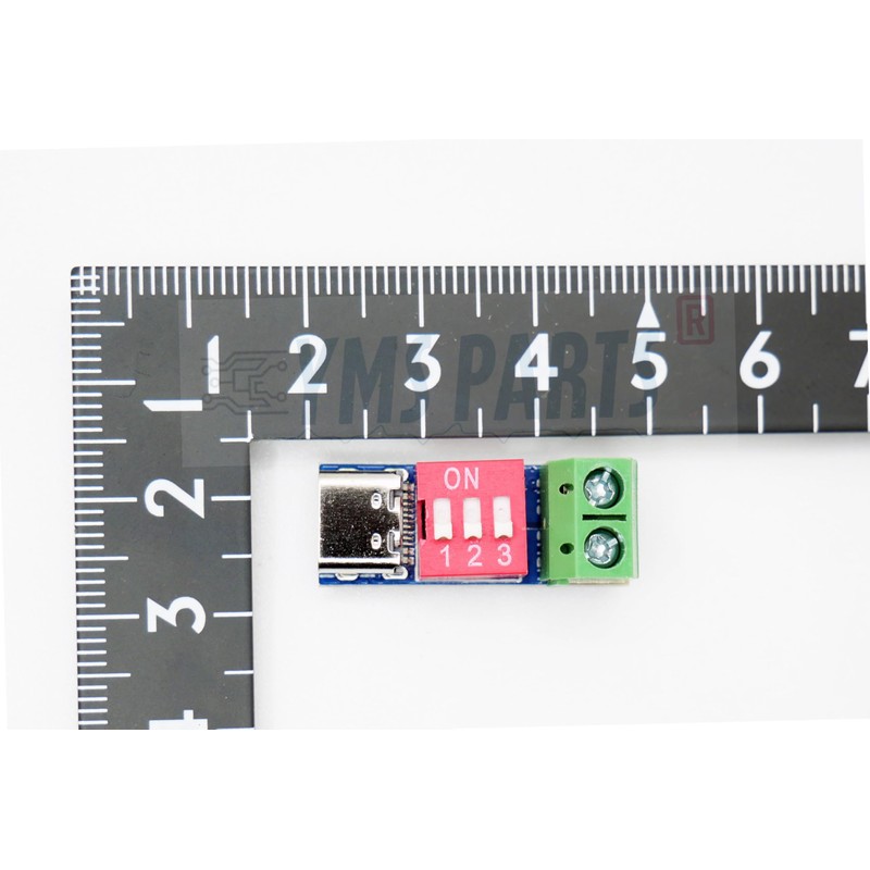 YMS PARTS USB-C PD Trigger Module, Boost Compatible, Dip Switch
