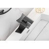 Black Bathroom Sink Faucet LED Light 3 Colors Changing Waterfall