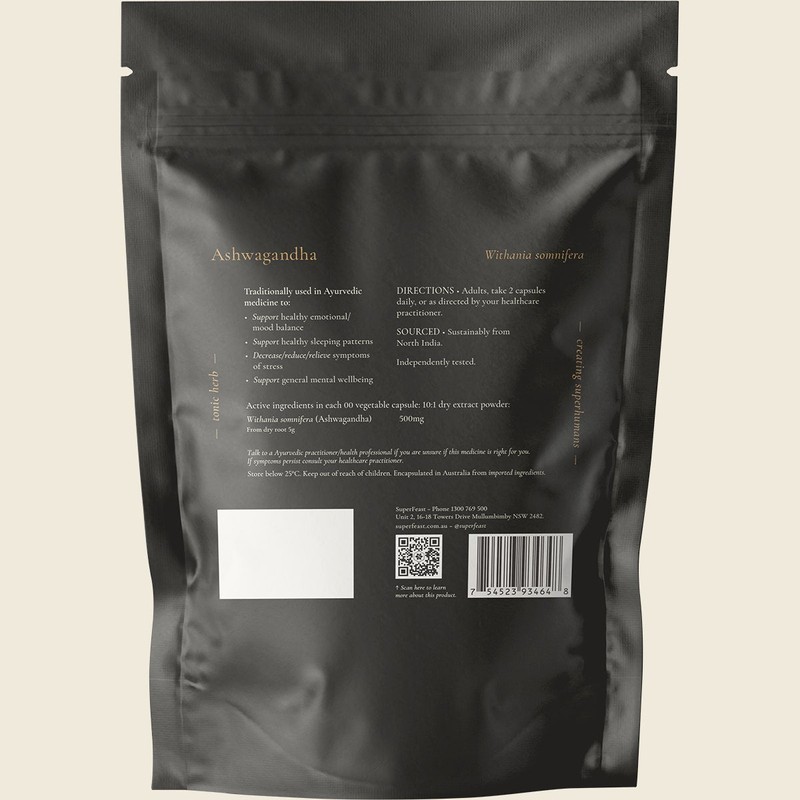 Superfeast Ashwagandha 240 Hard Capsules