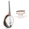 Kisangel Rosewood Banjo Bridge Professional Musical Instrument Supply Durable Wooden