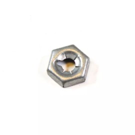 National Vendors (100 pcs) 1/8" SELF THREADING NUT, THREAD CUTTING