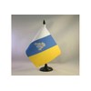 AZ FLAG CANARY ISLANDS TABLE FLAG 5'' x 8'' -