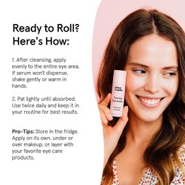 Grace & Stella Under Eye Brightener with Cooling Metal Rollerball (15 ml / 0.51 fl oz)