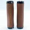 LEXOR Handle Grip, Leatherette Ergo Grip, Brown, Brown