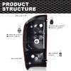 CNNELL Tail Lights Assembly Compatible with Toyota Tacoma 2016-2021 All
