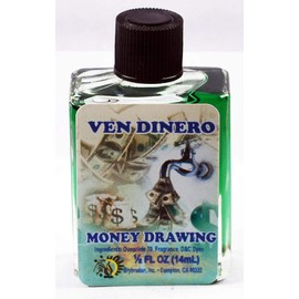 3 Pieces Money Drawing Spiritual Anointing Oil Ven Dinero Aceite 1/2 FL OZ 14.7ML