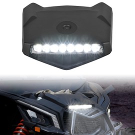 SAUTVS Sport Hood Scoop with LED Spotlight Accent Auxiliary Driving Spot Light for Can-Am Maverick X3 XDS XRS MAX Turbo RR 2017-2025 Accessories
