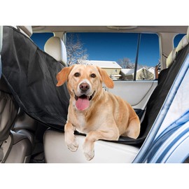 Furhaven Dog Car Seat Covers - Water-Resistant Quilted Front Seat and Back Seat Covers, Deluxe Multi-Panel Convertible Platform Back Seat Cover, and More
