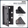 Self Closing Door Hinge 4-1/2 inch Oil Rubbed Bronze Auto