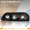 WEELMOTO for 2000-2005 Chevy Impala Headlights Assembly,Headlamp Replacement with Black