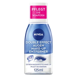 NIVEA Eye make-up remover, make-up remover for the sensitive eye area, facial cleanser removes extremely waterproof make-up, double effect eye make-up remover (125 ml)