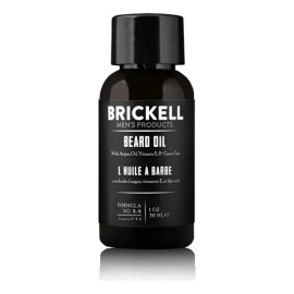 Brickell - Aceite De Barba Para Hombre, Aceite De Argán Y Jo