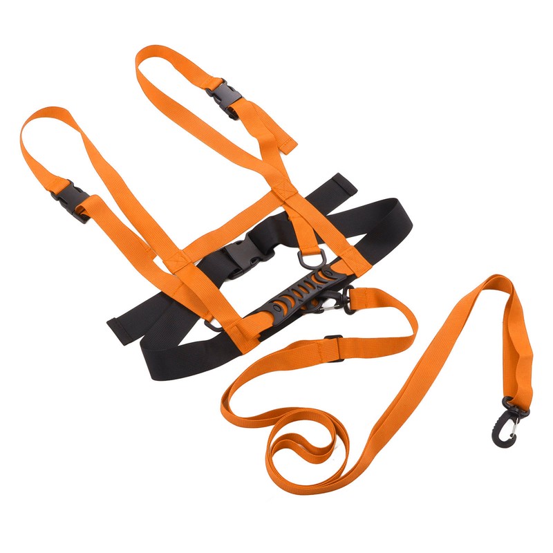 Kids Ski Safety Strap Nylon Plastic Adjustable Ski Training Belt