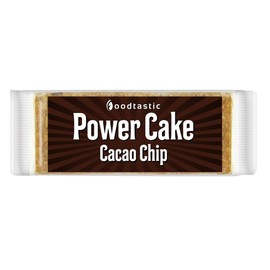 Foodtastic Foodtastic Power Cake Cacao Chip (30 x 120g) | delicious, moist oat bars | handmade flapjack energy bars made from oat flakes