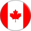 Canadian Flag - The Maple Leaf l'Unifolié - 1.5" Round