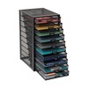 Mind Reader 10-Drawer Desk Organizer for Office Supplies, Crafts, Mail