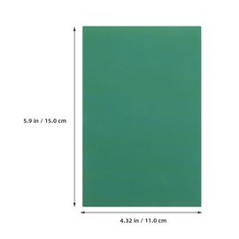 TEHAUX 5pcs Rubber Carving Blocks, 6 x 4 Inch Linoleum Carving Block Green Printing Carving Block Soft Linoleum Block for Printmaking Craft Project