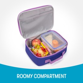 ZIPIT 3D Lunch Bag for Kids | Lenticular Lunch Box for School (Game Over)