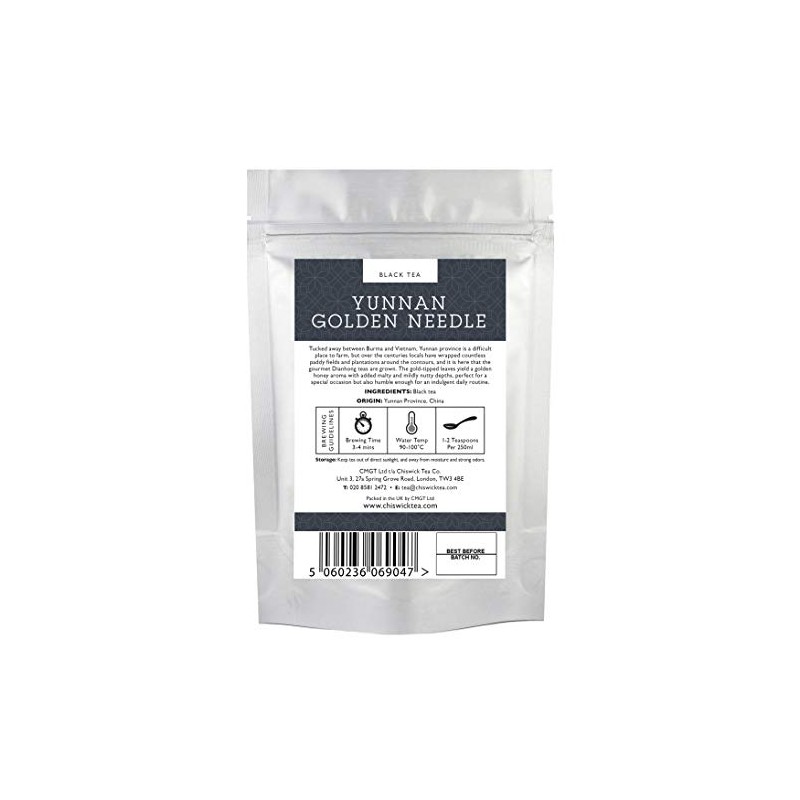 Yunnan Golden Needle Premium Loose Leaf Black Tea - Chiswick