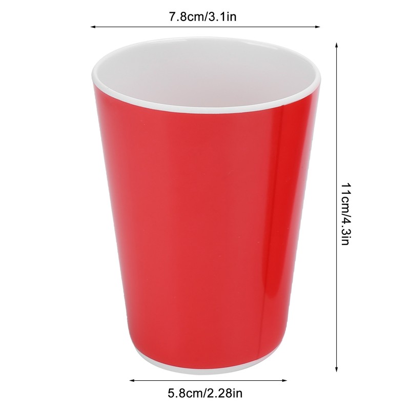 4PCS Imitation Ceramic Water Cup Drinking Mug for Office Home