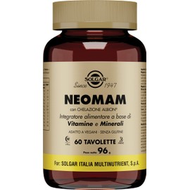 Solgar Neomam, 60 tavolette – Folato e micronutrienti per gravidanza e allattamento