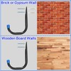 Locawaya Garage Storage Hooks Hanging 10cm Heavy Duty Wall Mount