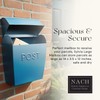 NACH Large Wall Mount Mailbox, 15.07 x 12.44 x 5.39