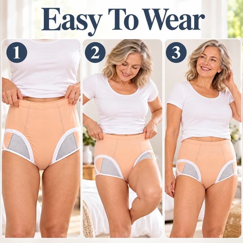 Washable Adult Incontinence Cloth Diaper – Comfortable Cotton Reusable Leak-Resistant