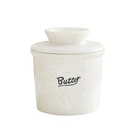 Pexguka Butter Crock with Water Line | Ceramic Butter Keeper crock for Spreadable Butter | French Countertop Butter Crock with Lid | Fresh Butter Storage Container for Kitchen & Holiday Gifts