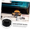 ABOOFAN 2pcs Heavy Duty Rubber Jack Stand Pads Non Slip