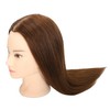 Female 100% Human Hair Mannequin Head Hair Styling Training Head