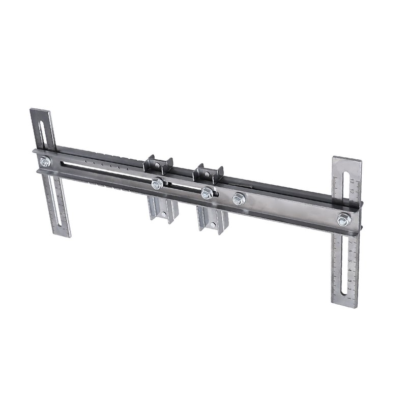 Cabinet Hardware Jig Template Stainless Steel Closet Hanging Rod Locator