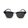 Semi-Rimless Sunglasses, Classic Style, UV400 Protection, with Case