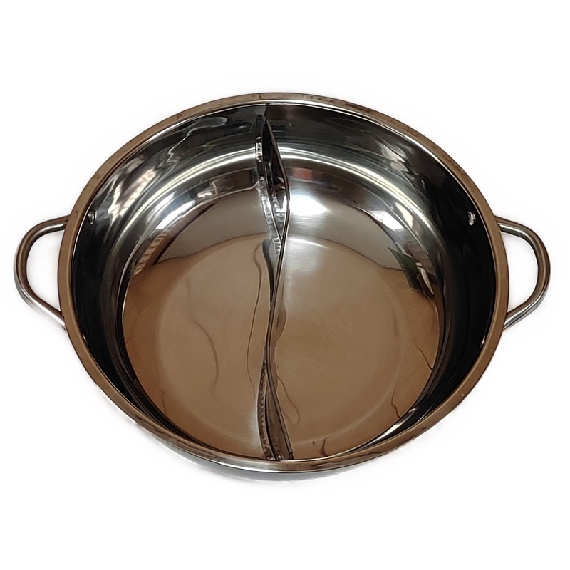 Axel IH Compatible, Luxurious, 2-Color Pot, Stainless Steel Partition Pot,