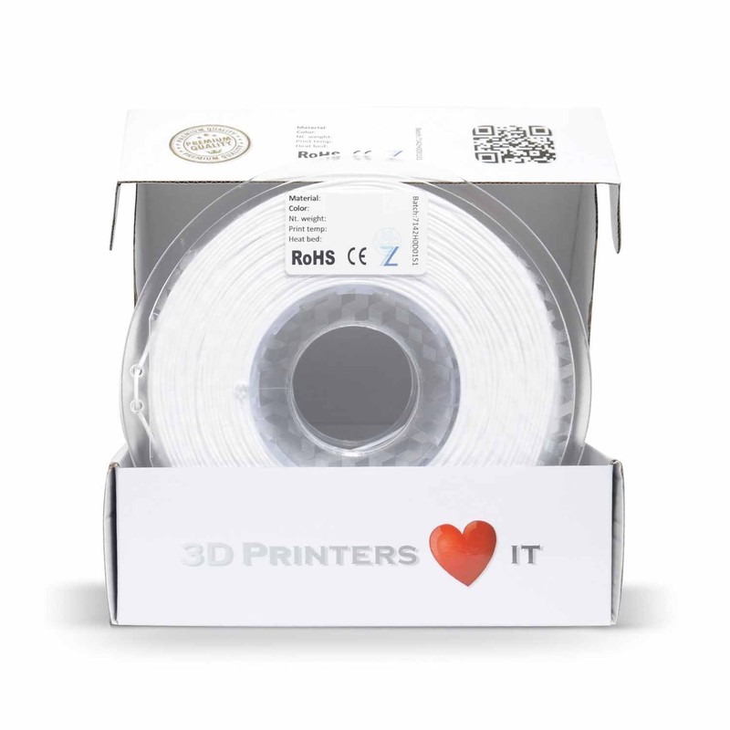 Z3D® Printer Filament Flex TPU 1.75 mm 500 g White