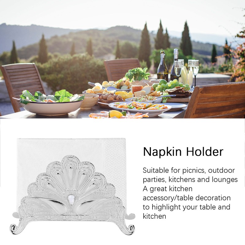Retro Serviette Holder Table Napkin Rack Tissue Dispenser European Style
