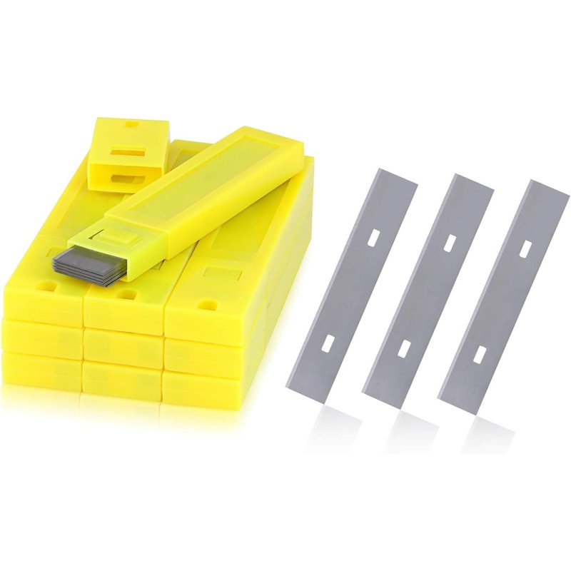 Katfort Scraper Blades 4 Inch, 200PCS Replacement Scraper Blades Carbon