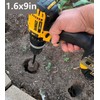 TCBWFY 5 Set Auger Drill Bit for Planting,Heavy Duty Garden