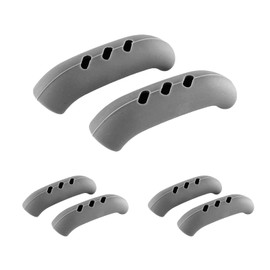 6 Pack Heat Resistant Silicone Pot Handle Covers - Universal Fit for Pots, Pans, and Skillets - Non-Slip Grip, Protects Hands from Hot Handles