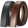 CHAOREN Ratchet Belt Replacement Strap 1 3/8”, Leather Belt Strap for 40MM Slide Click Buckle